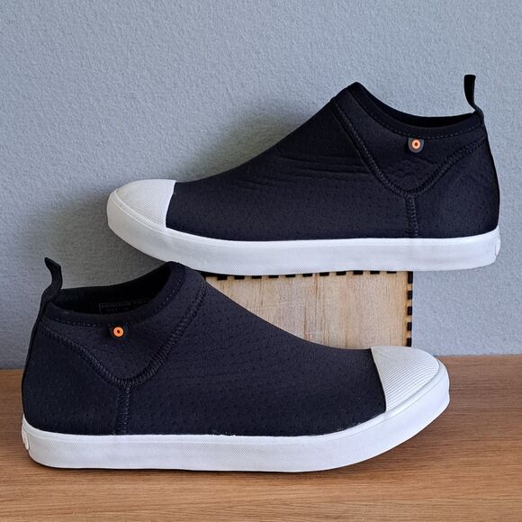 Bogs Women’s 10 Black Kicker Bootie Rain Chelsea Ankle Fabric Boots Waterproof - Picture 5 of 10